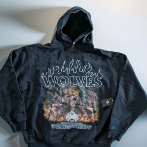 NWT Darc Sport Wolf Club Cerberus V2  Vintage Pierce 22/1,000 Hoodie  Men's XL